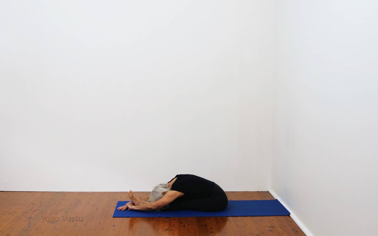 Online Iyengar yoga videos | Cooling Forward Bends for Stress Release