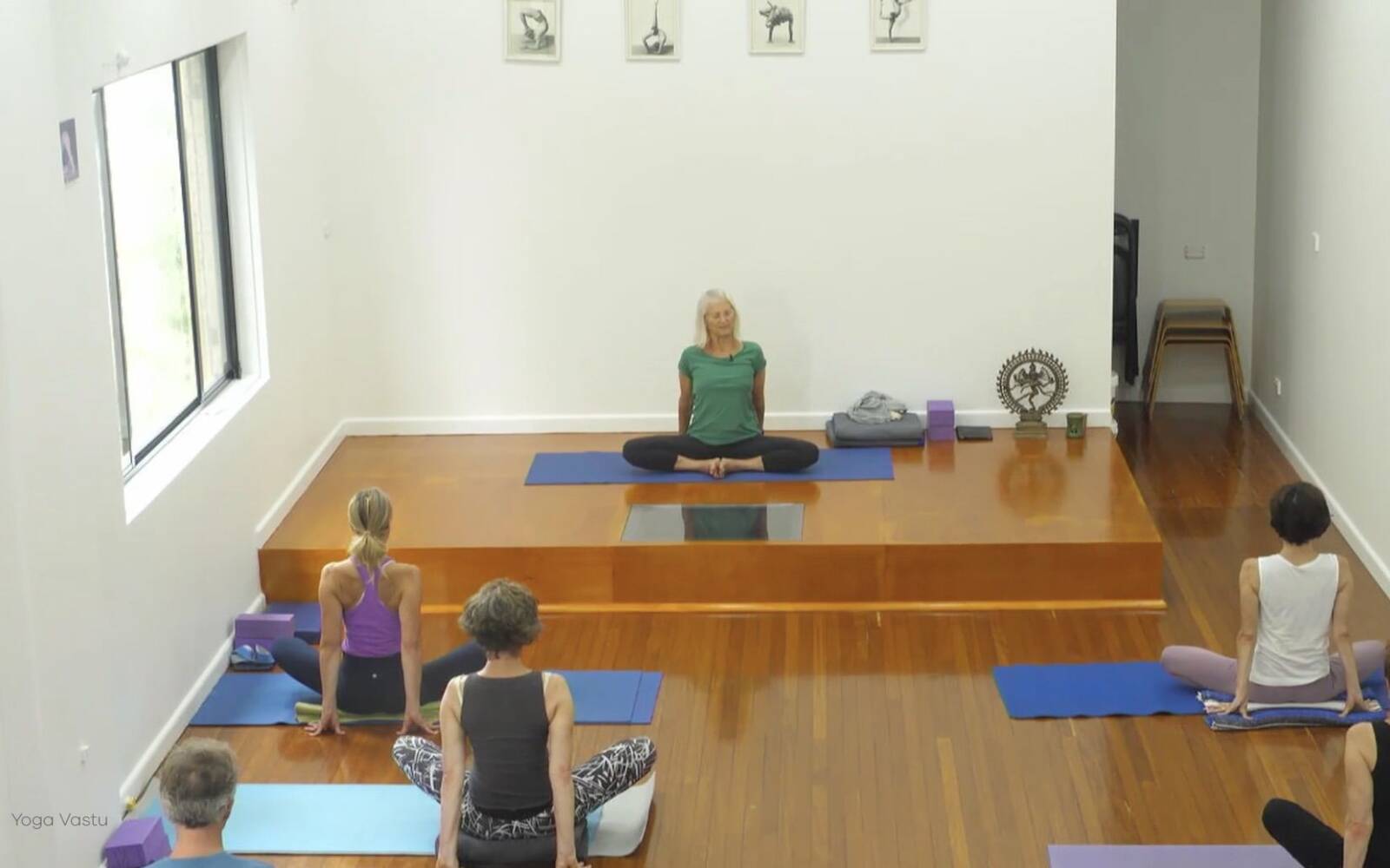 Online Iyengar yoga videos | Forward Bends to Facilitate Self-Reflection