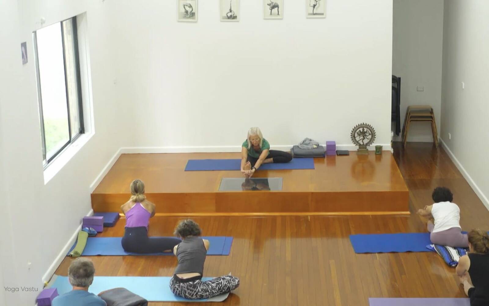 Online Iyengar yoga videos | Forward Bends to Facilitate Self-Reflection