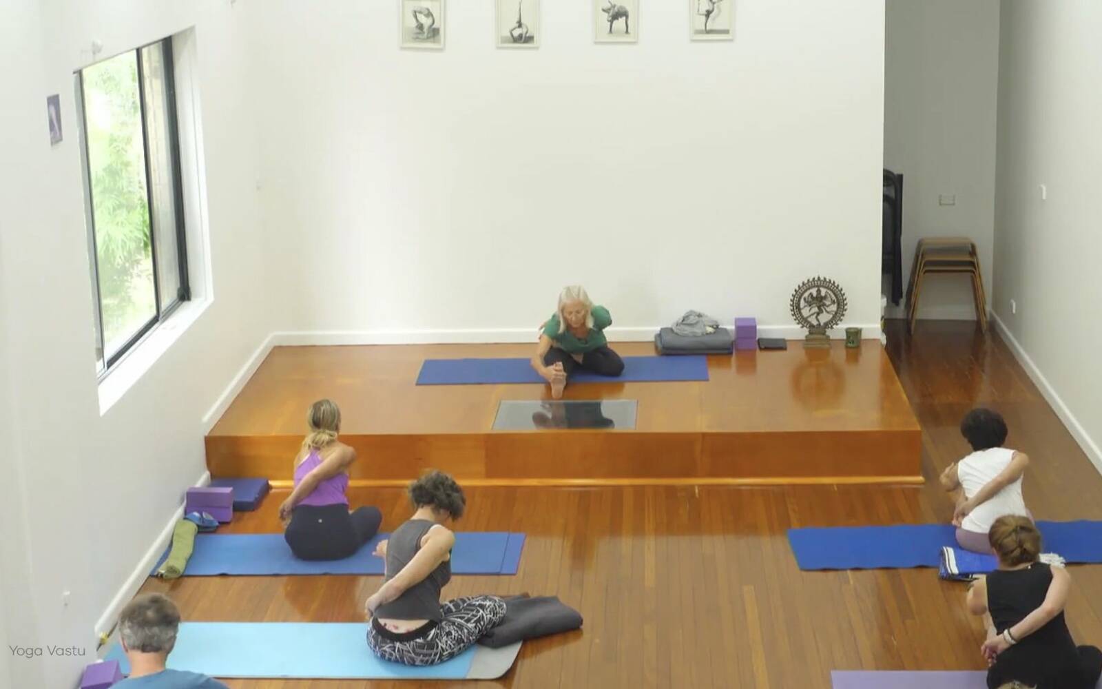 Online Iyengar yoga videos | Forward Bends to Facilitate Self-Reflection