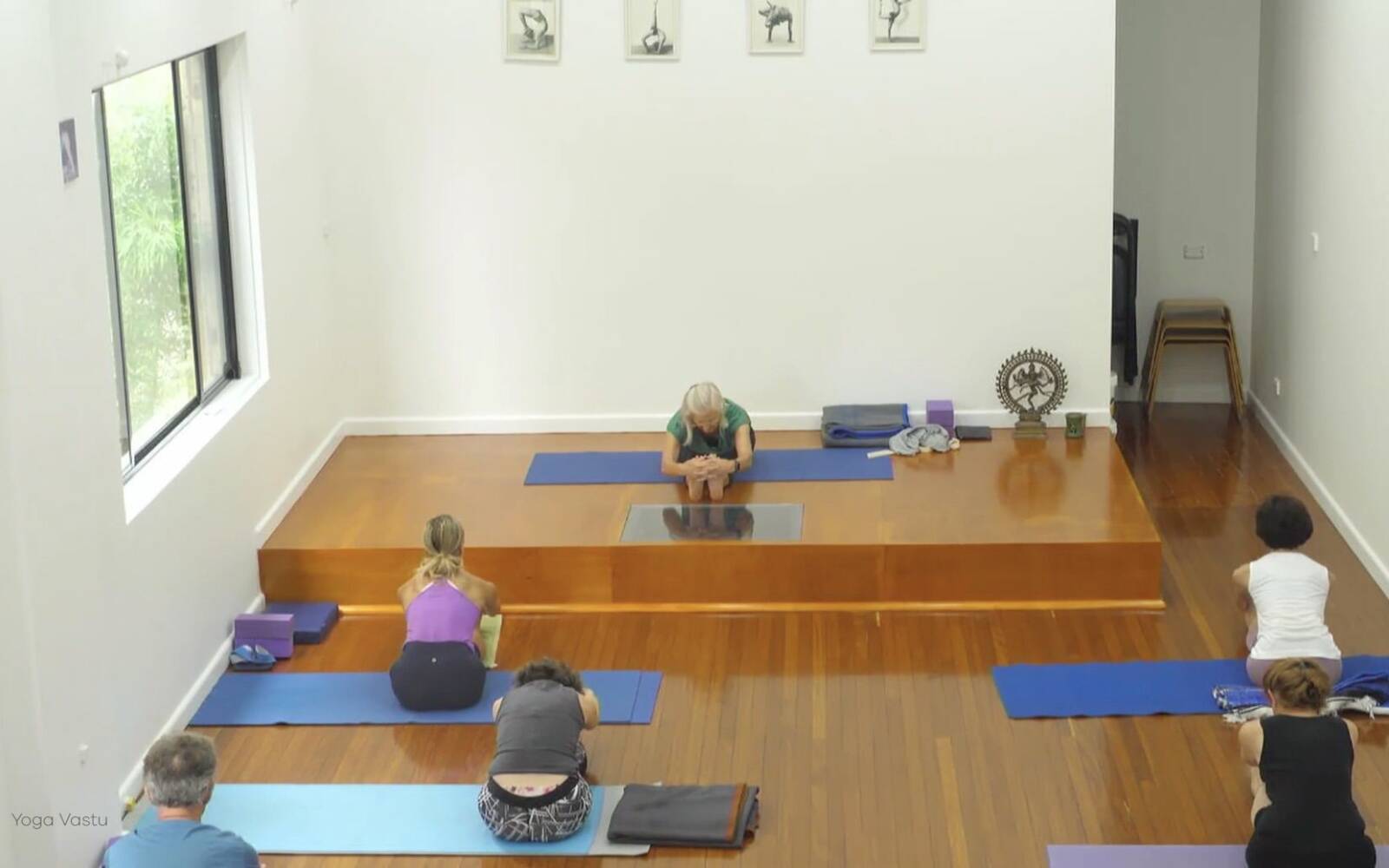 Online Iyengar yoga videos | Forward Bends to Facilitate Self-Reflection