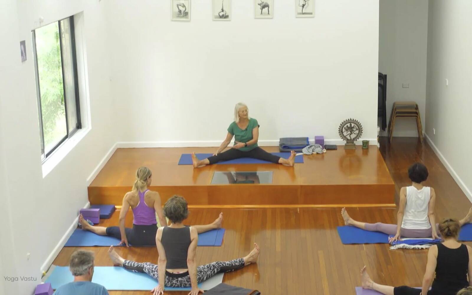 Online Iyengar yoga videos | Forward Bends to Facilitate Self-Reflection