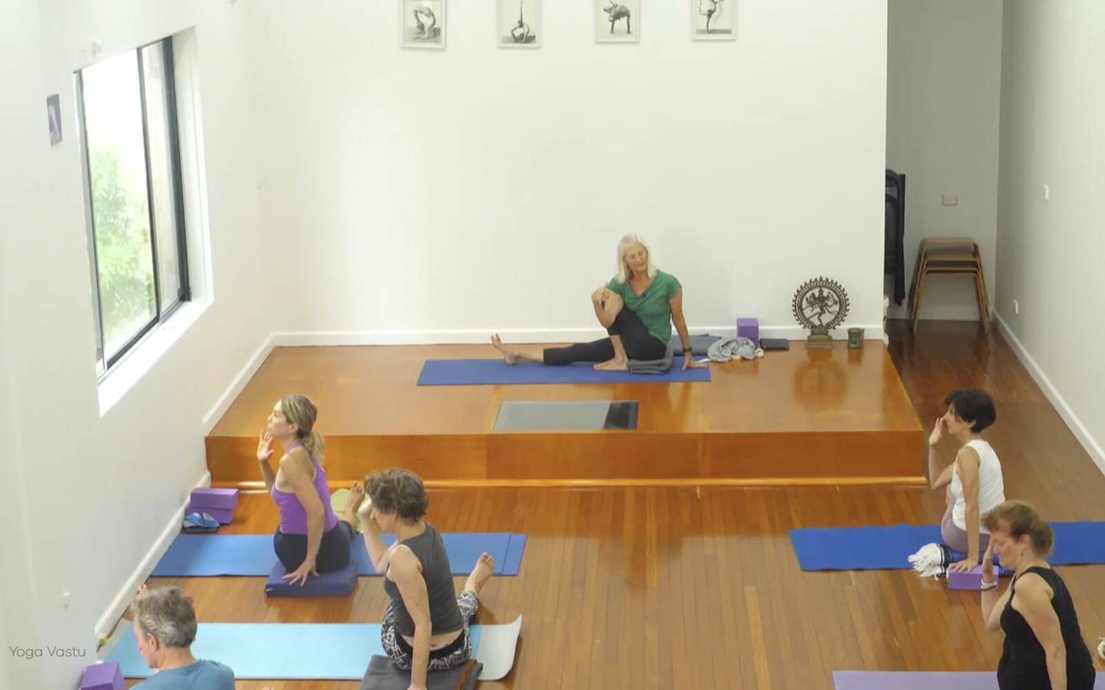 Online Iyengar yoga videos | Forward Bends to Facilitate Self-Reflection