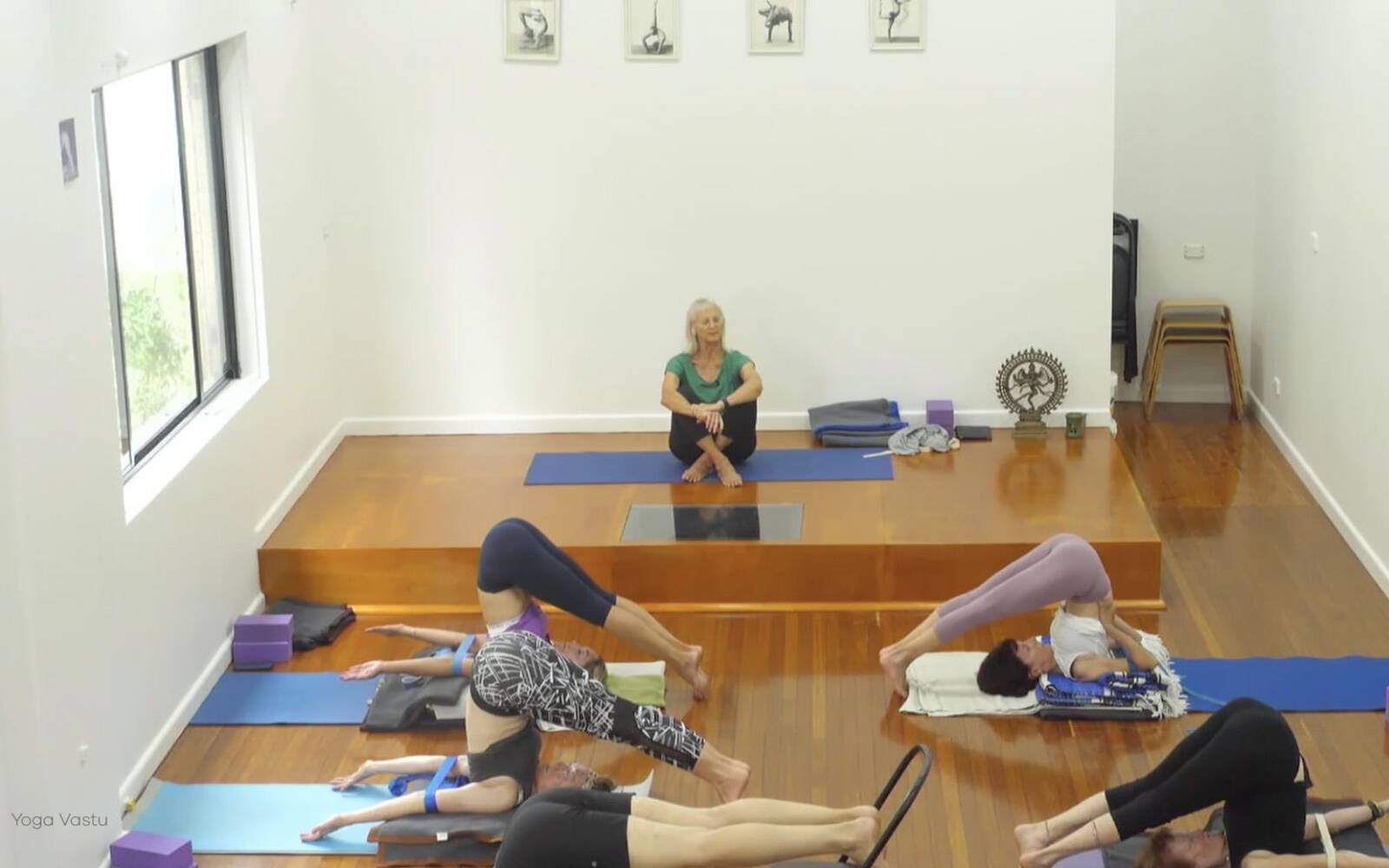 Online Iyengar yoga videos | Forward Bends to Facilitate Self-Reflection