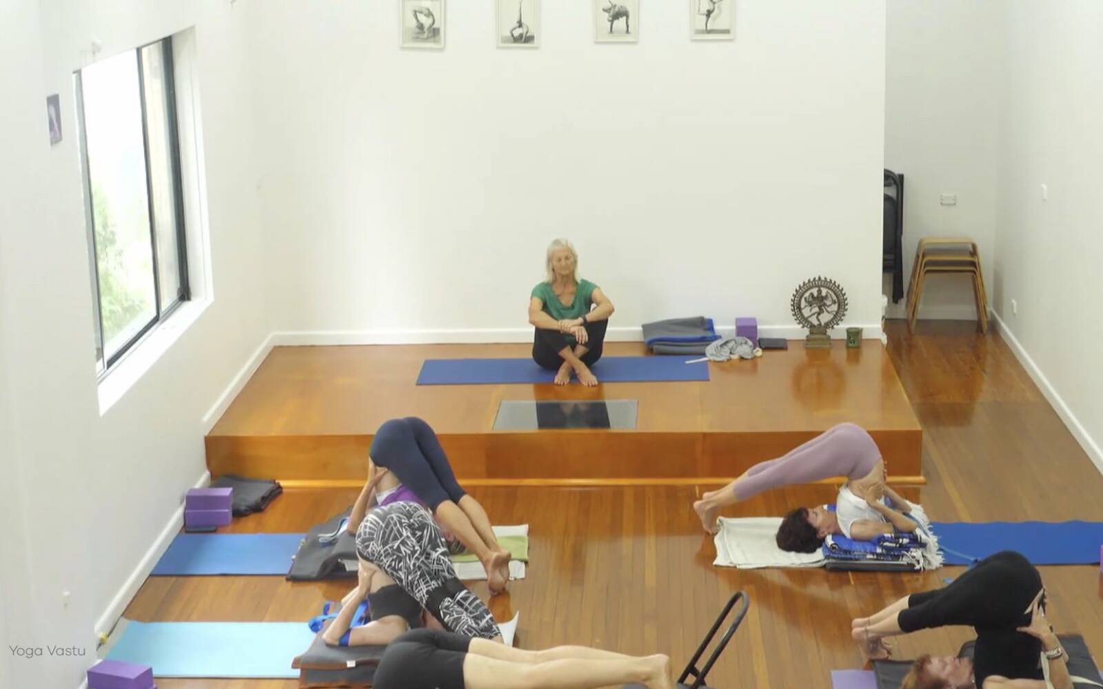 Online Iyengar yoga videos | Forward Bends to Facilitate Self-Reflection