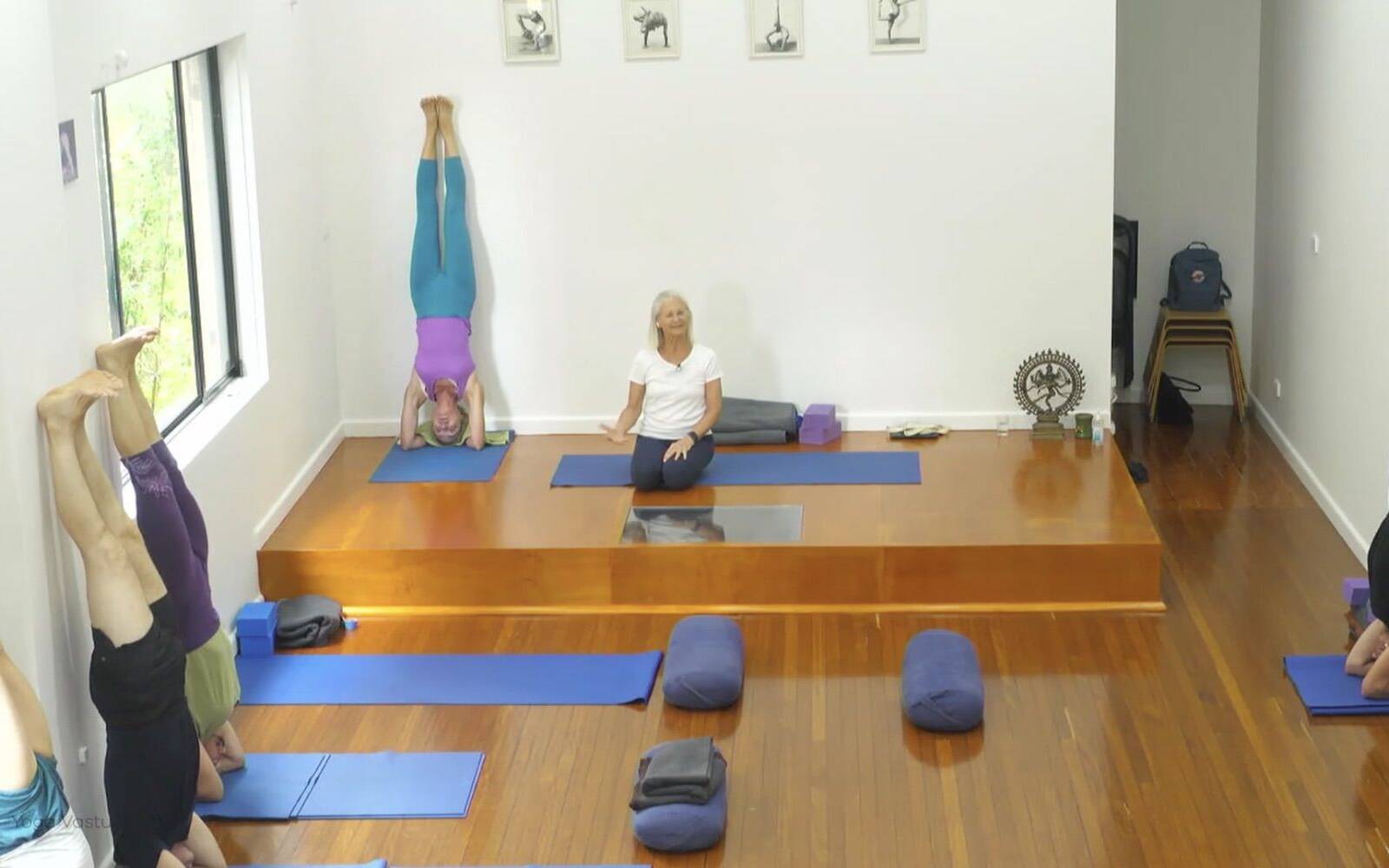 Online Iyengar yoga videos | Restorative and Pranayama to Deepen your Awareness