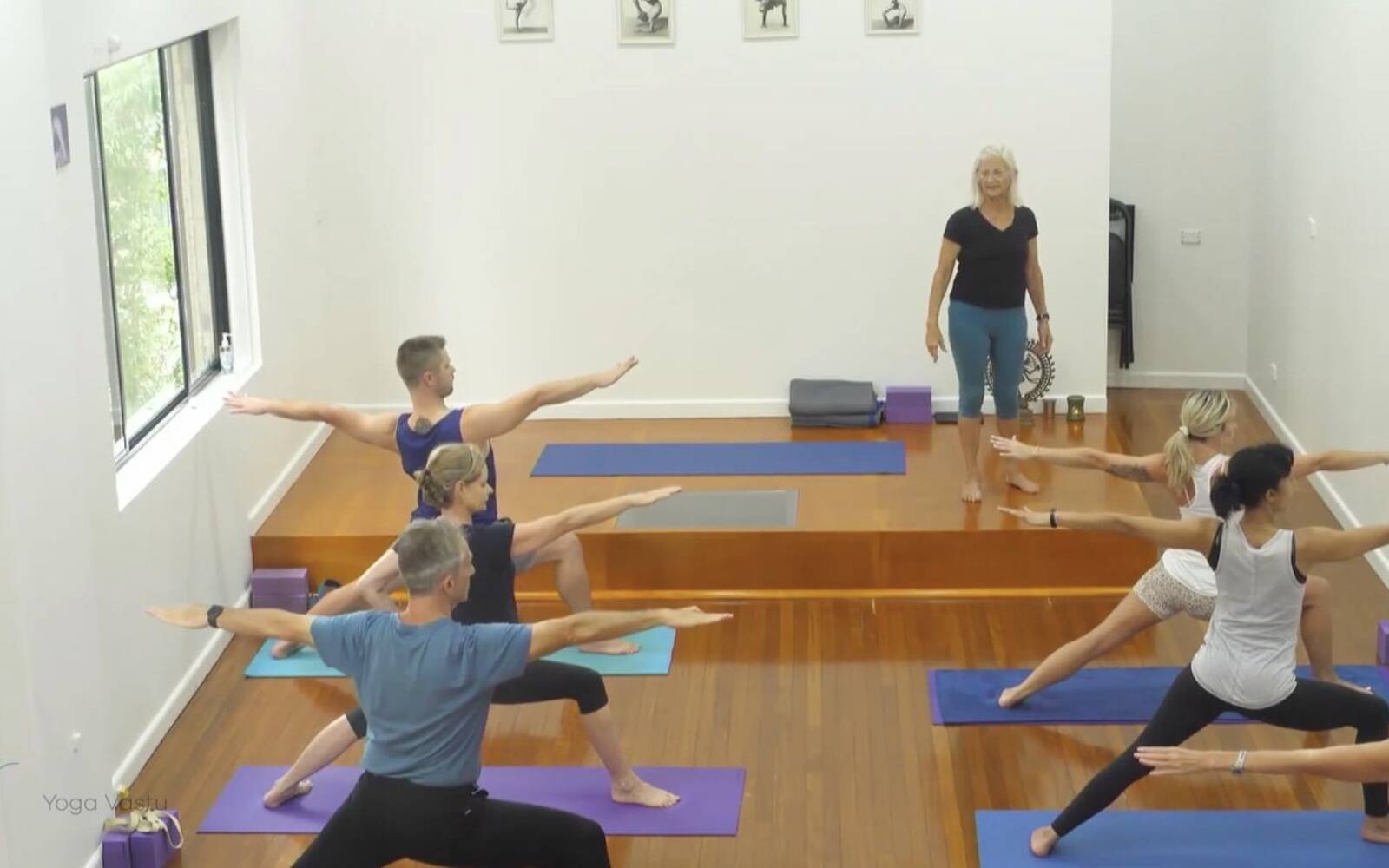 Online Iyengar yoga videos | Comprehensive Standing Pose Class with Inversions
