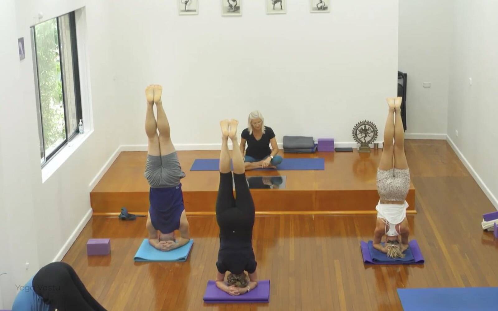 Online Iyengar yoga videos | Comprehensive Standing Pose Class with Inversions