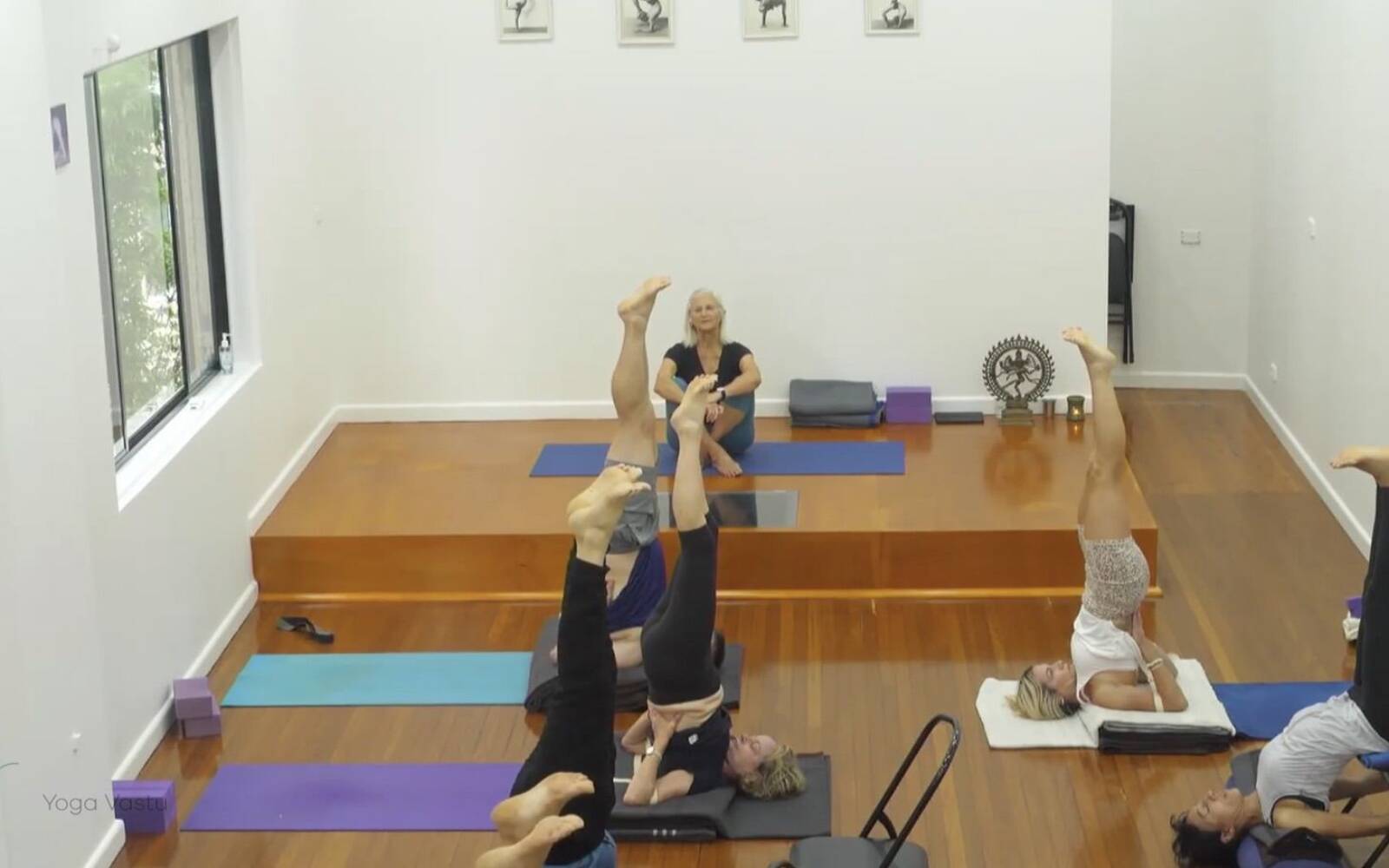Online Iyengar yoga videos | Comprehensive Standing Pose Class with Inversions