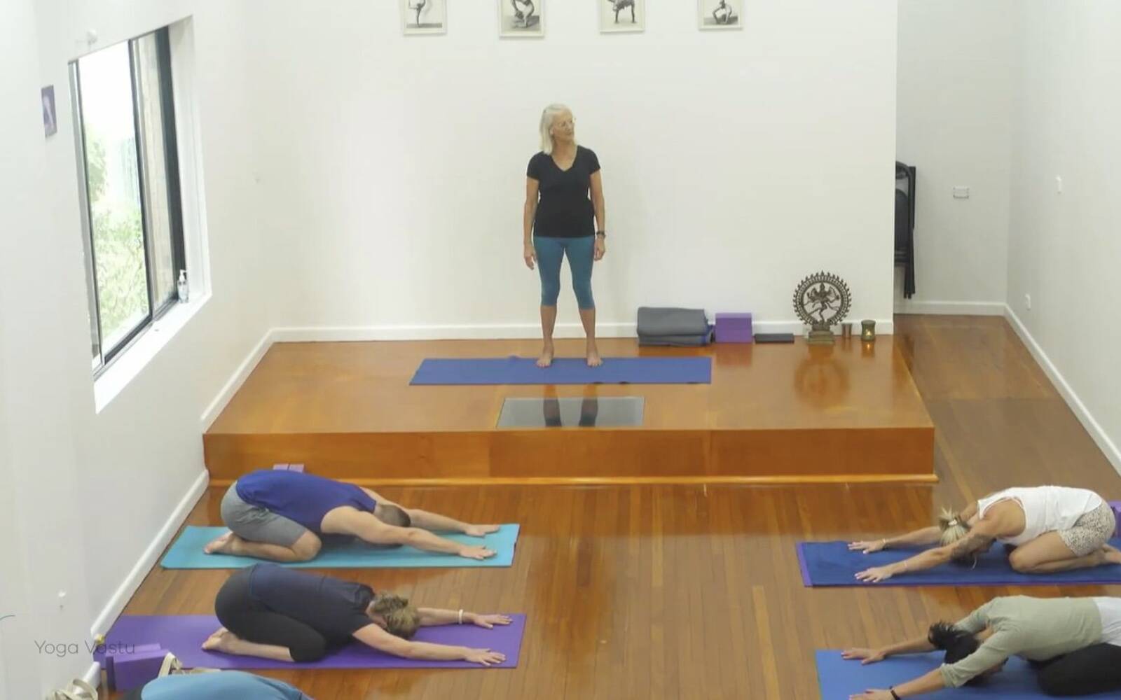 Online Iyengar yoga videos | Comprehensive Standing Pose Class with Inversions