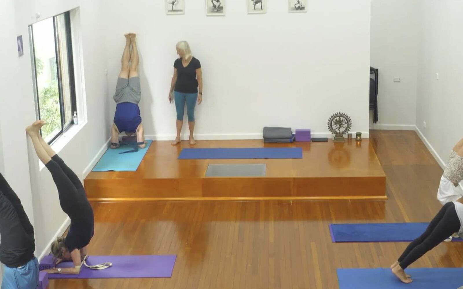 Online Iyengar yoga videos | Comprehensive Standing Pose Class with Inversions
