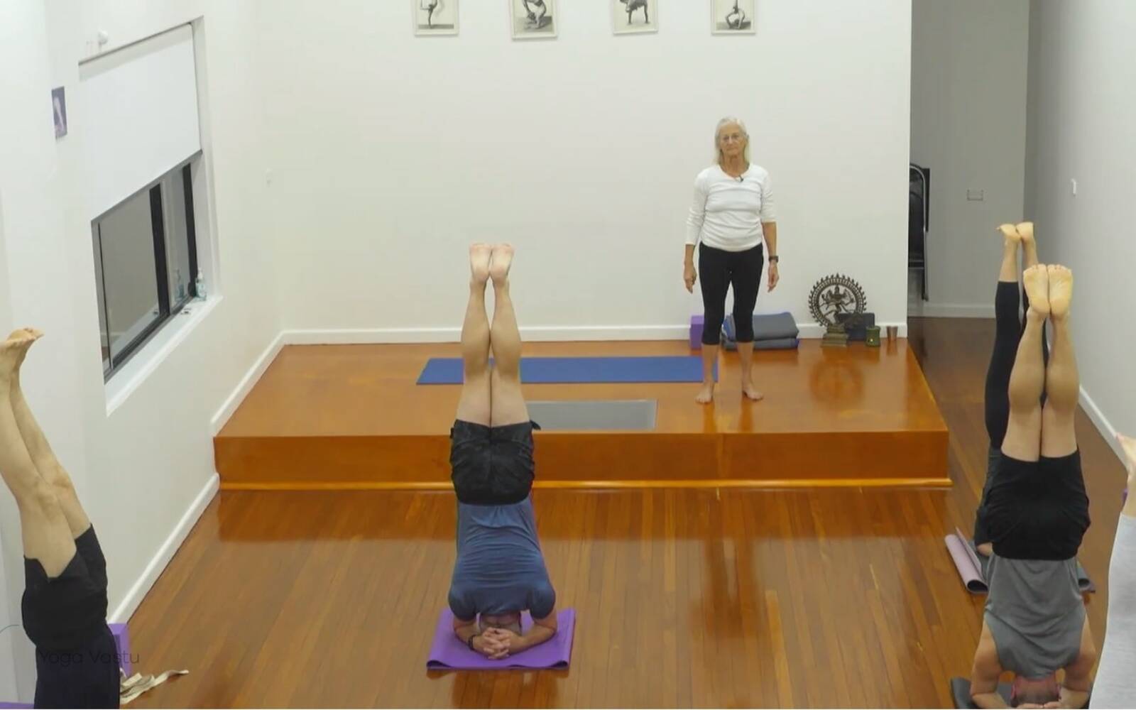 Online Iyengar yoga videos | Combining Inversions with Standing and Seated Poses