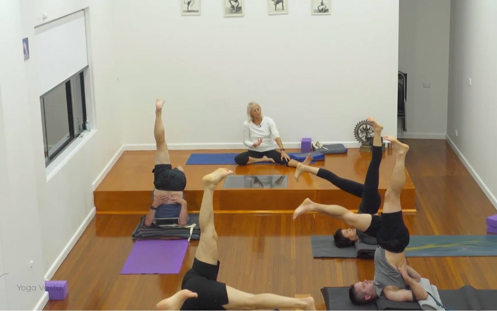 Online Iyengar yoga videos | Combining Inversions with Standing and Seated Poses