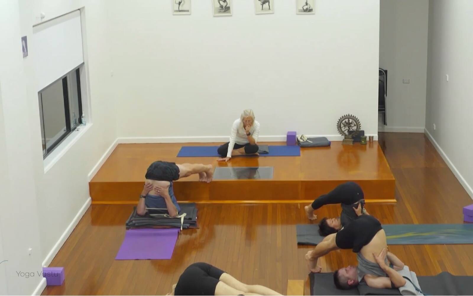 Online Iyengar yoga videos | Combining Inversions with Standing and Seated Poses