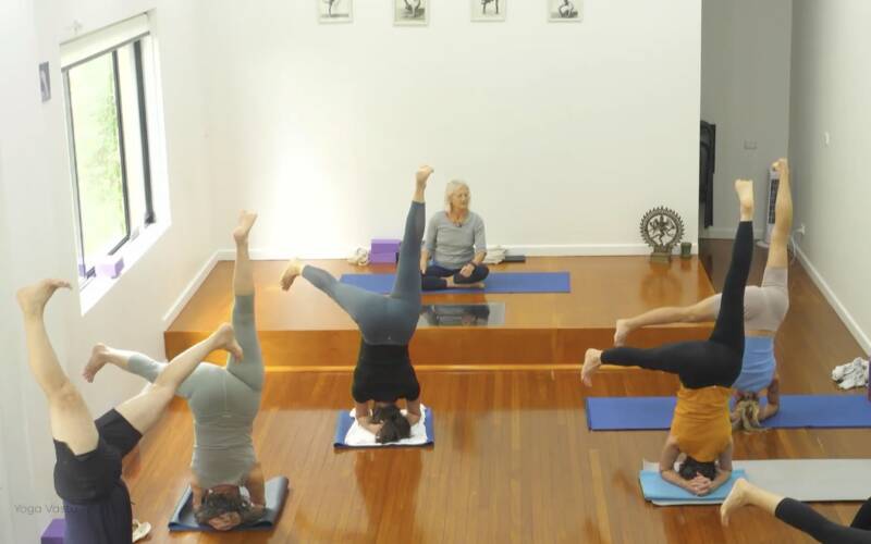Online Iyengar yoga video thumbnail: Hip Opening and Back Release Sequence