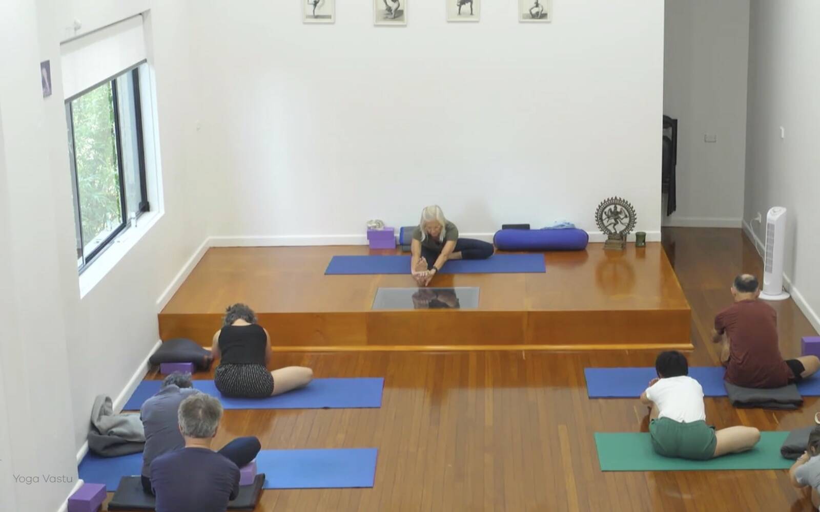 Online Iyengar yoga videos | Forward Bends and Twists for Advanced Students