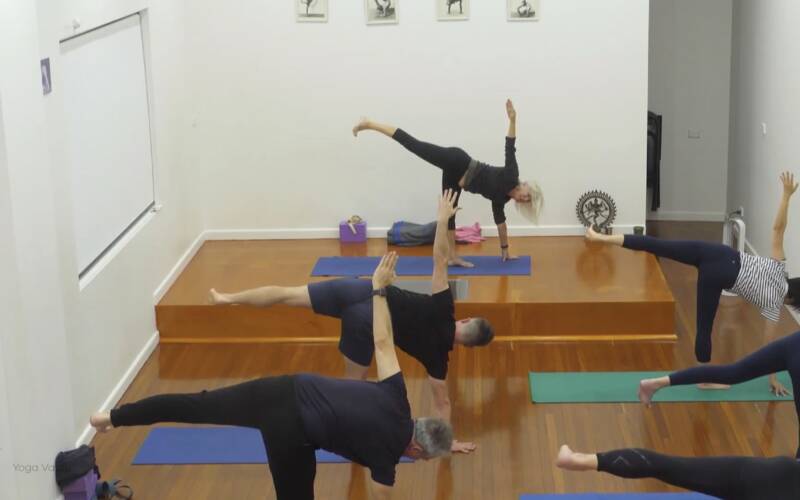 Online Iyengar yoga video thumbnail: Balance and Stability in Standing Postures