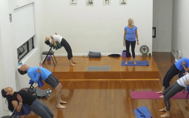 Online Iyengar yoga video thumbnail: Easing into Urdhva Dhanurasana