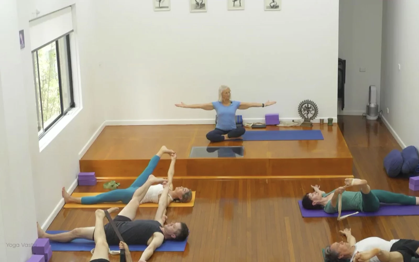 Online Iyengar yoga videos | Class 5: Shoulder-Opening in Forward Bends