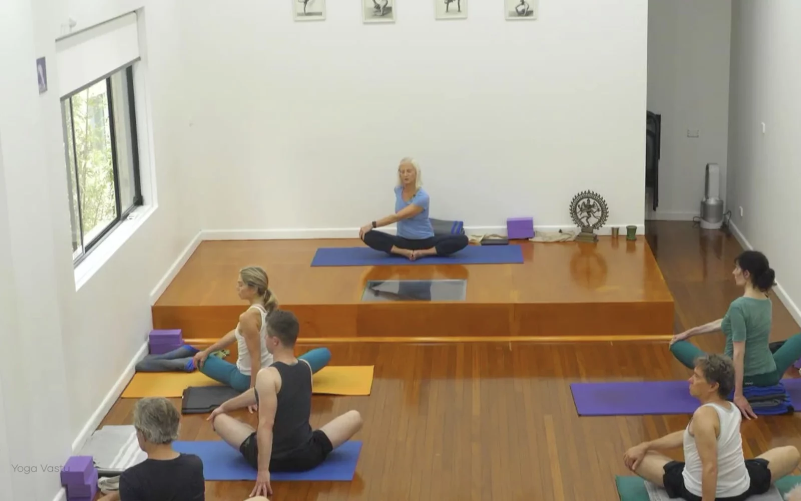 Online Iyengar yoga videos | Class 5: Shoulder-Opening in Forward Bends