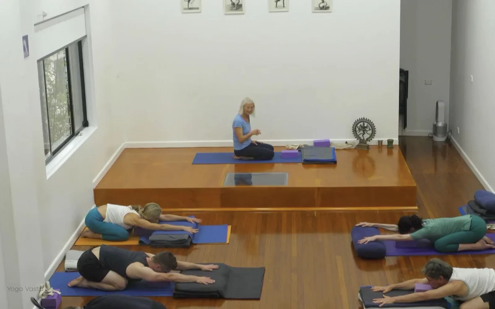 Online Iyengar yoga videos | Class 5: Shoulder-Opening in Forward Bends