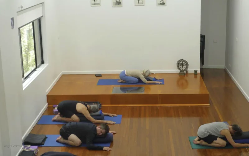 Online Iyengar yoga video thumbnail: Class 7: Observing the Stillness in Pranayama