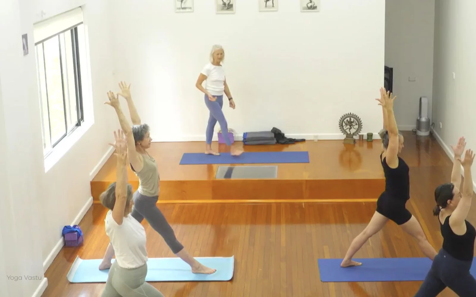 Online Iyengar yoga videos | Advanced Class 5: Practising Basic Actions in Standing Poses