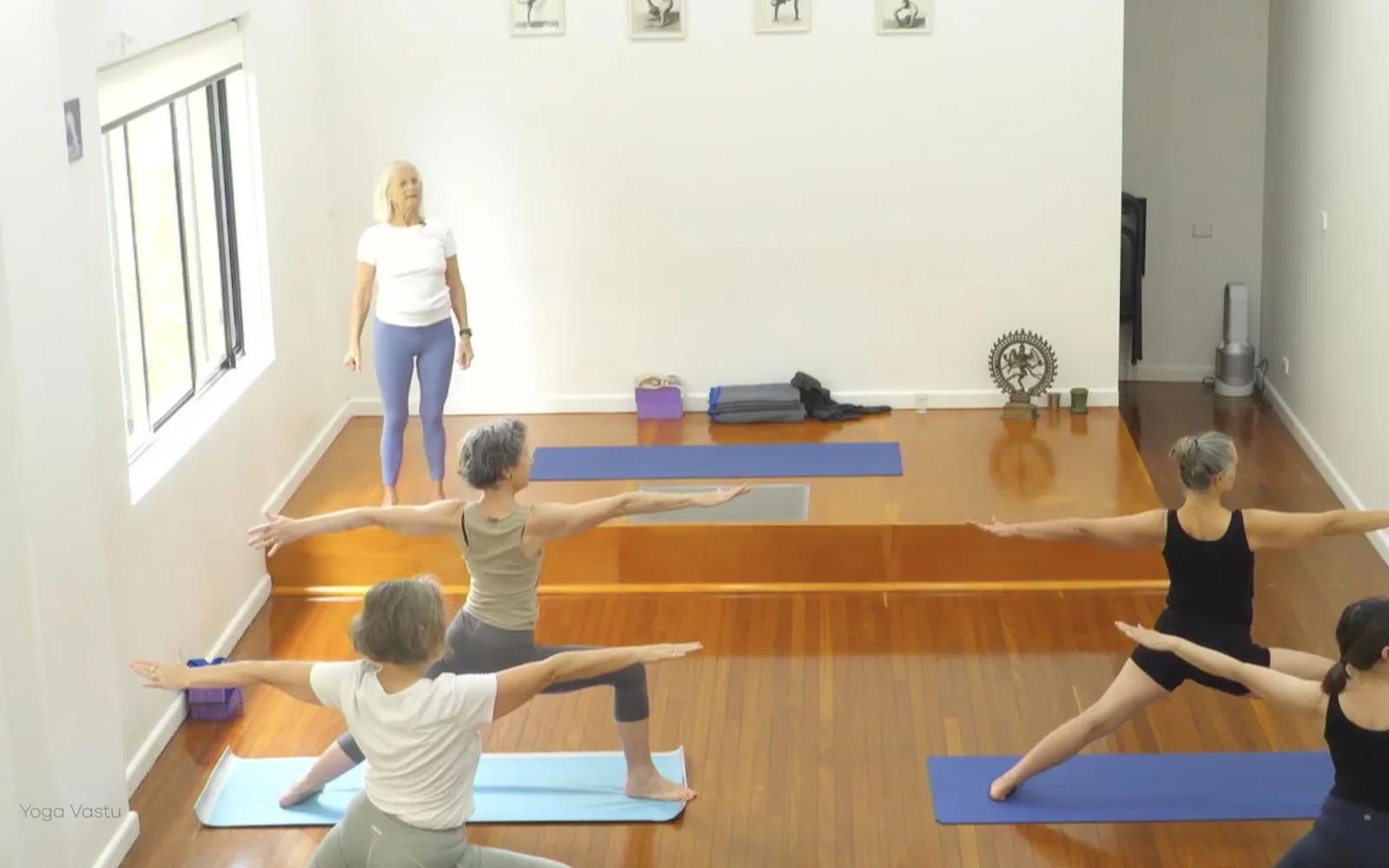 Online Iyengar yoga videos | Advanced Class 5: Practising Basic Actions in Standing Poses