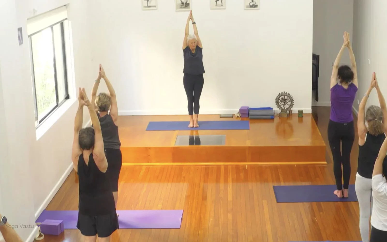 Online Iyengar yoga videos | Class 8: Levelling Out the Sides with Wall Support