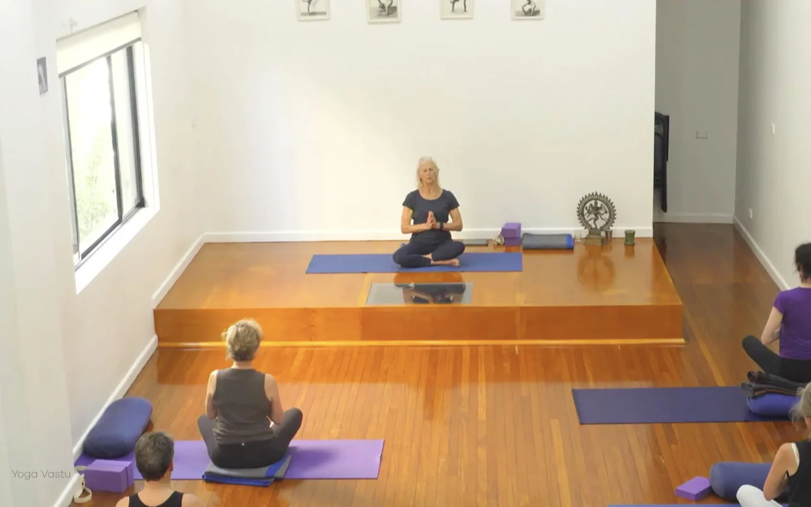 Online Iyengar yoga videos | Class 8: Levelling Out the Sides with Wall Support