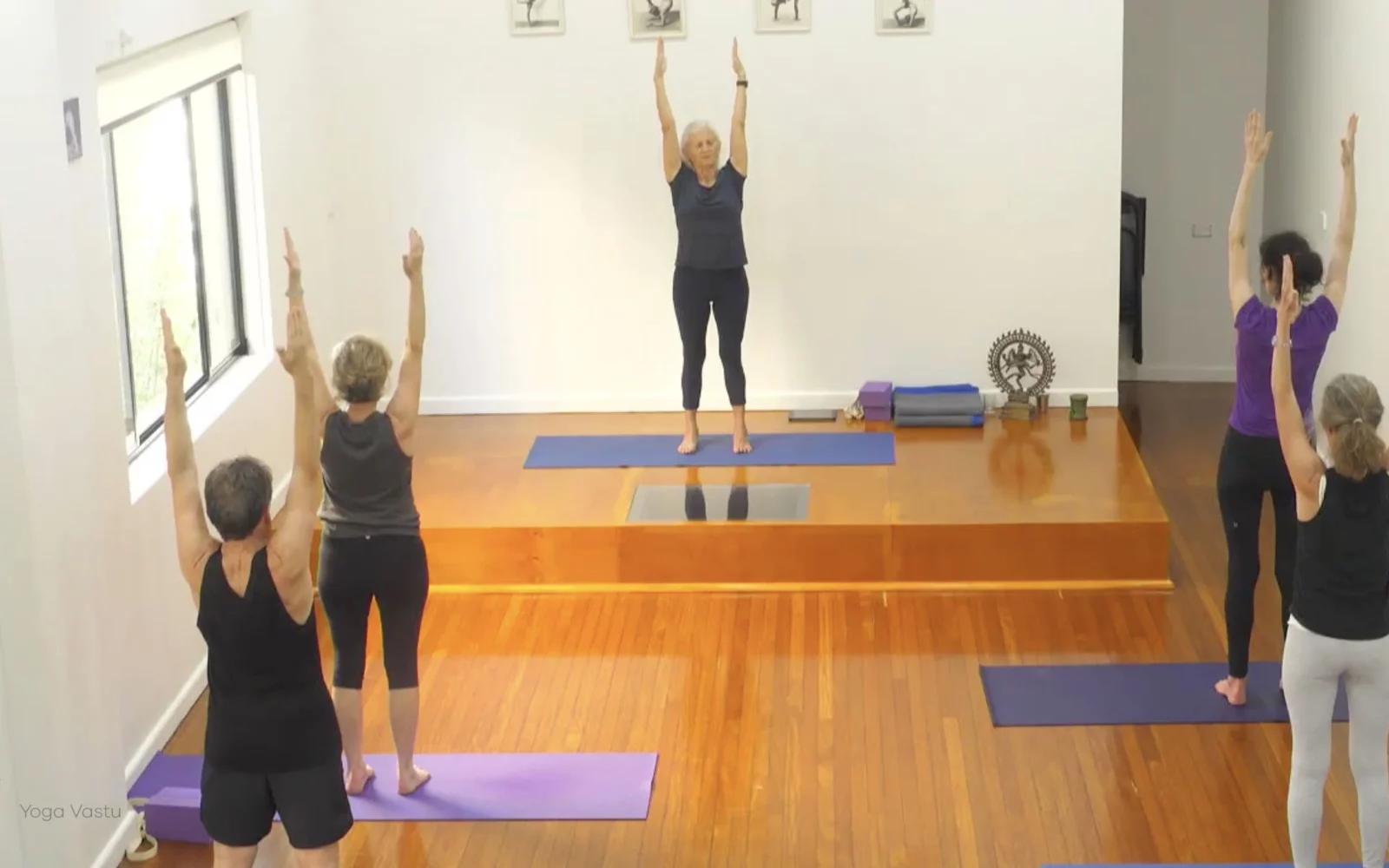 Online Iyengar yoga videos | Class 8: Levelling Out the Sides with Wall Support