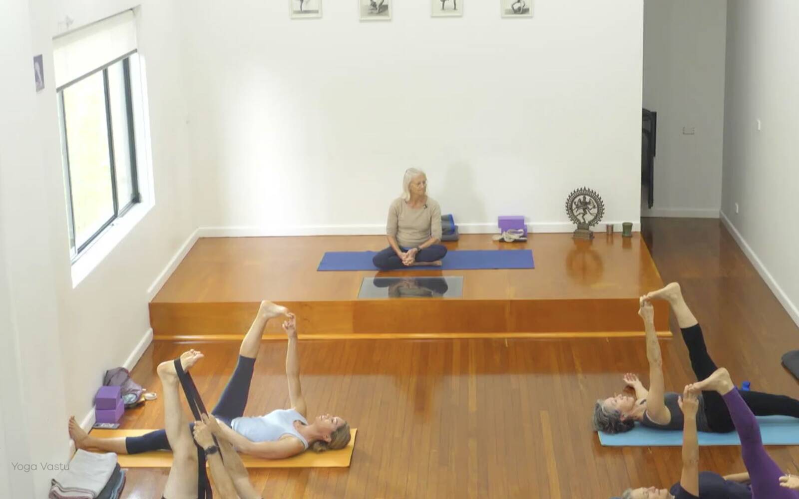 Online Iyengar yoga videos | Advanced Class 8: Shifting the Focus Inwards in Restorative Poses