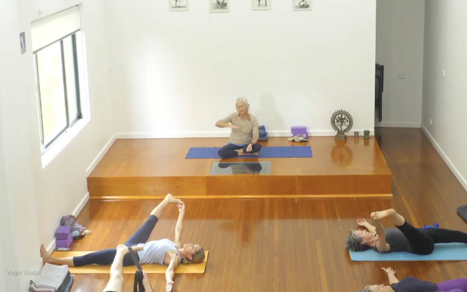 Online Iyengar yoga videos | Advanced Class 8: Shifting the Focus Inwards in Restorative Poses