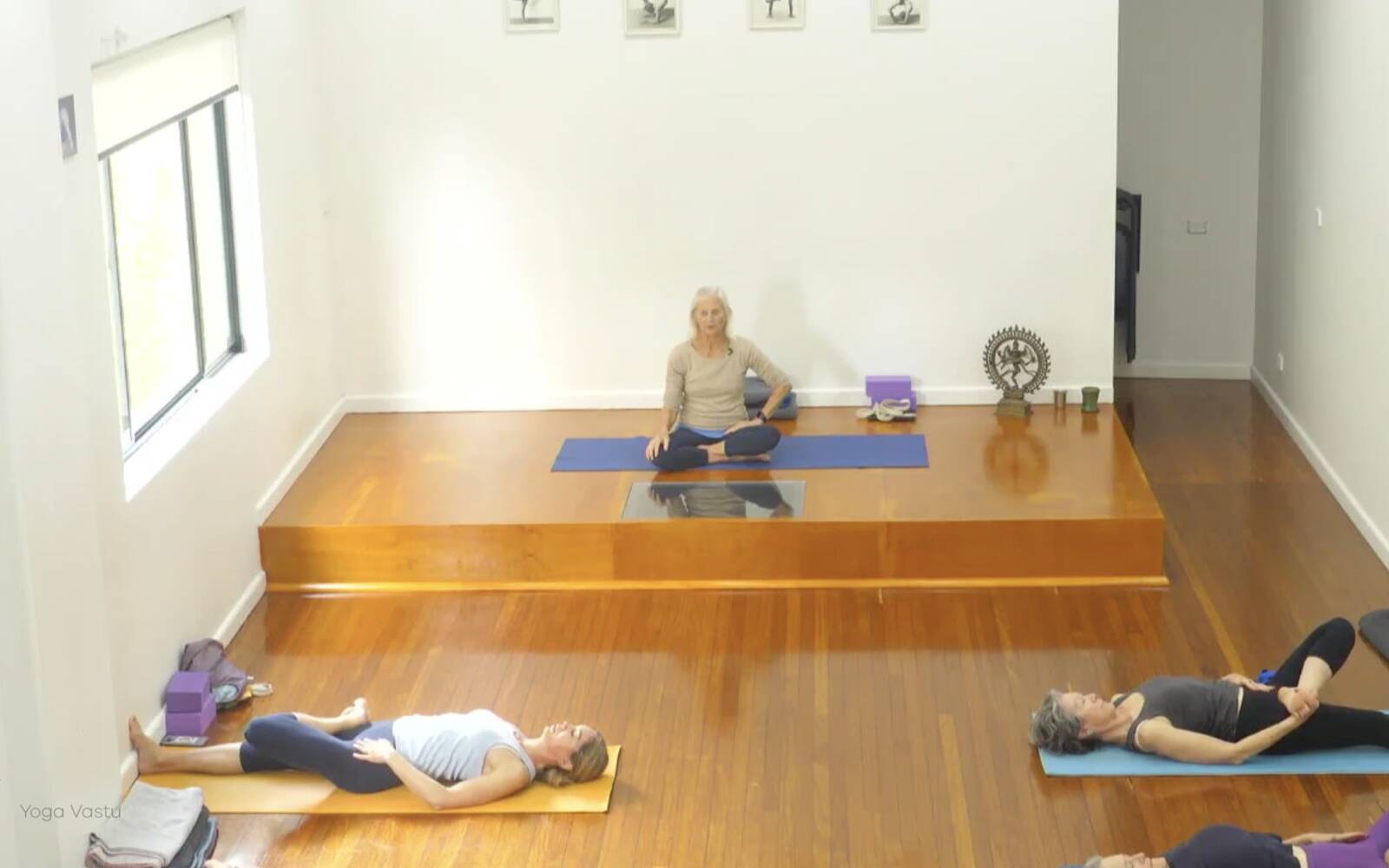Online Iyengar yoga videos | Advanced Class 8: Shifting the Focus Inwards in Restorative Poses