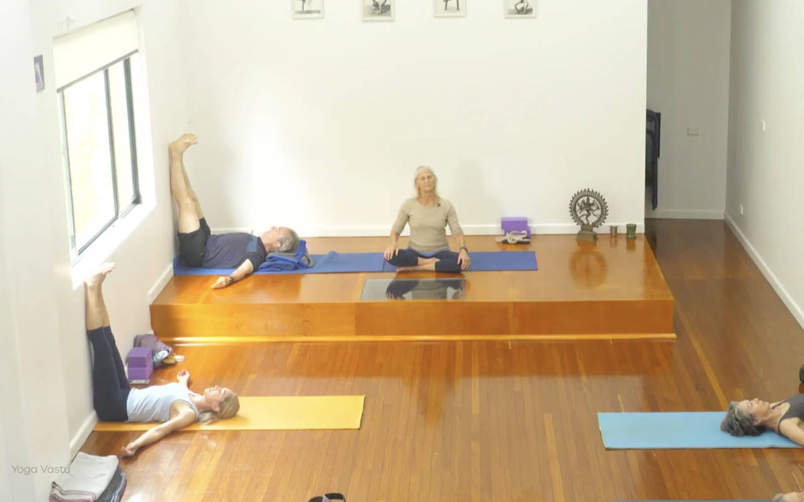 Online Iyengar yoga videos | Advanced Class 8: Shifting the Focus Inwards in Restorative Poses