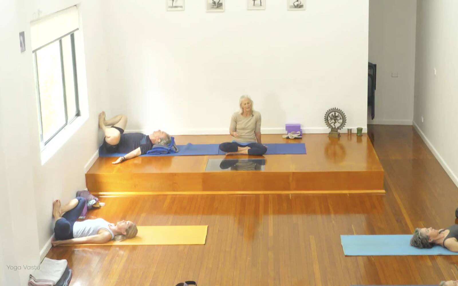 Online Iyengar yoga videos | Advanced Class 8: Shifting the Focus Inwards in Restorative Poses