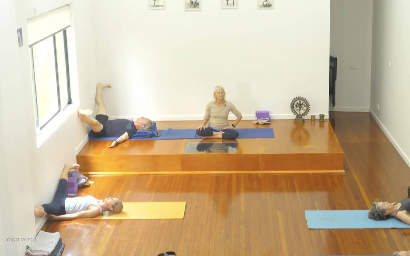Online Iyengar yoga videos | Advanced Class 8: Shifting the Focus Inwards in Restorative Poses