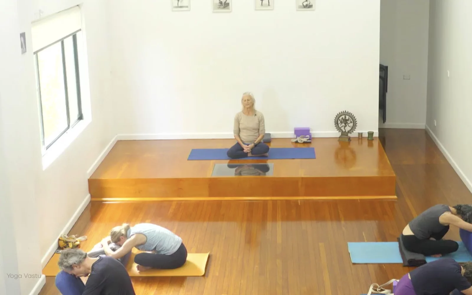 Online Iyengar yoga videos | Advanced Class 8: Shifting the Focus Inwards in Restorative Poses