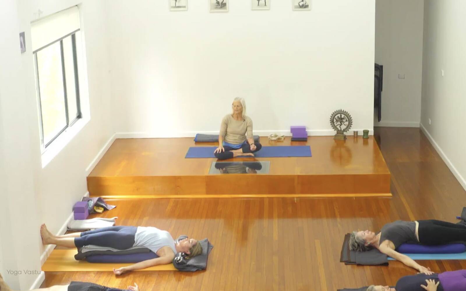 Online Iyengar yoga videos | Advanced Class 8: Shifting the Focus Inwards in Restorative Poses