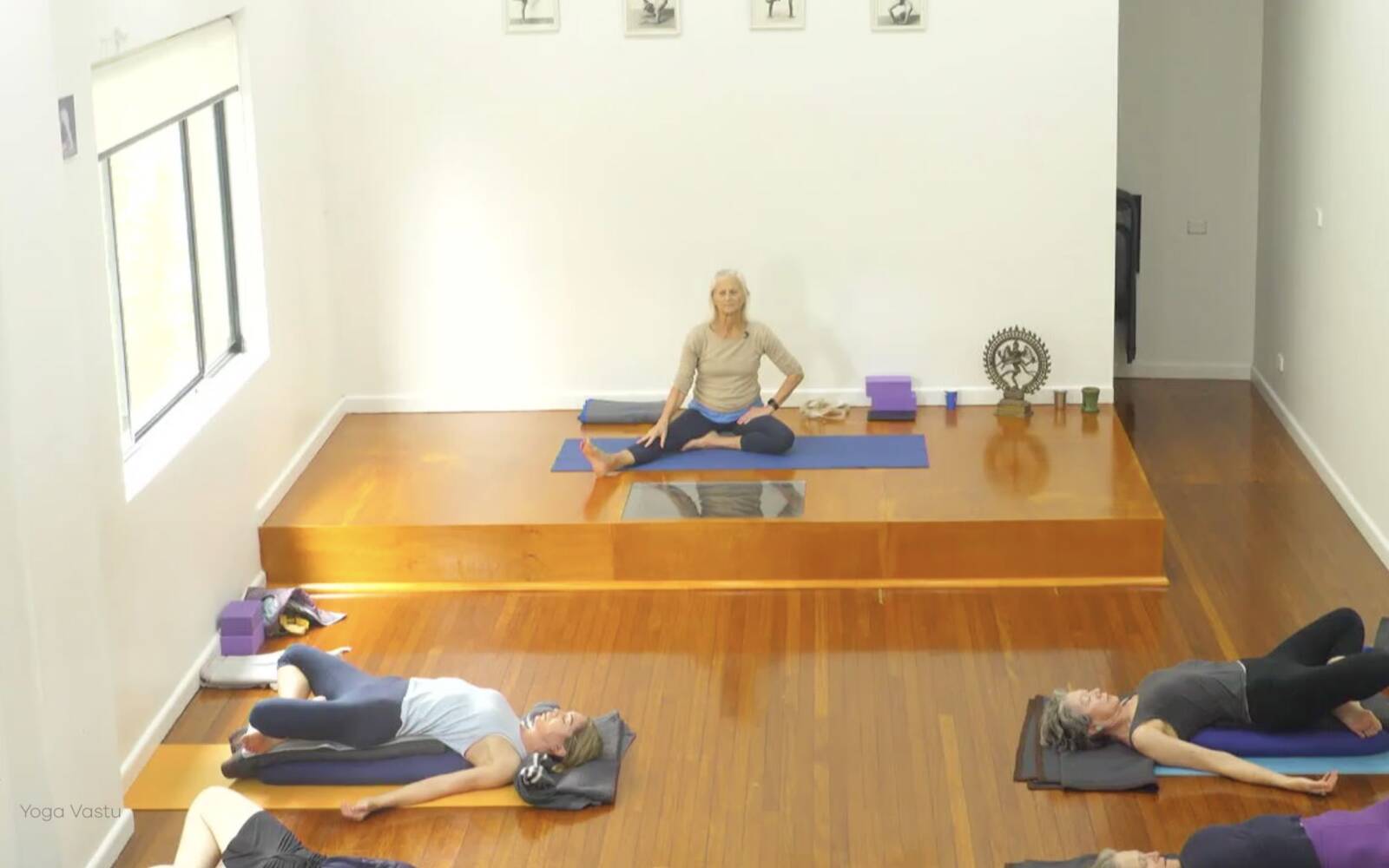 Online Iyengar yoga videos | Advanced Class 8: Shifting the Focus Inwards in Restorative Poses