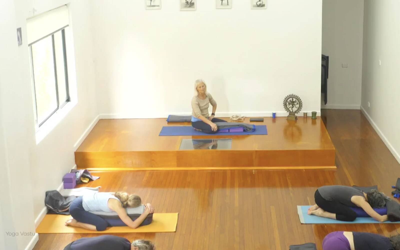Online Iyengar yoga videos | Advanced Class 8: Shifting the Focus Inwards in Restorative Poses