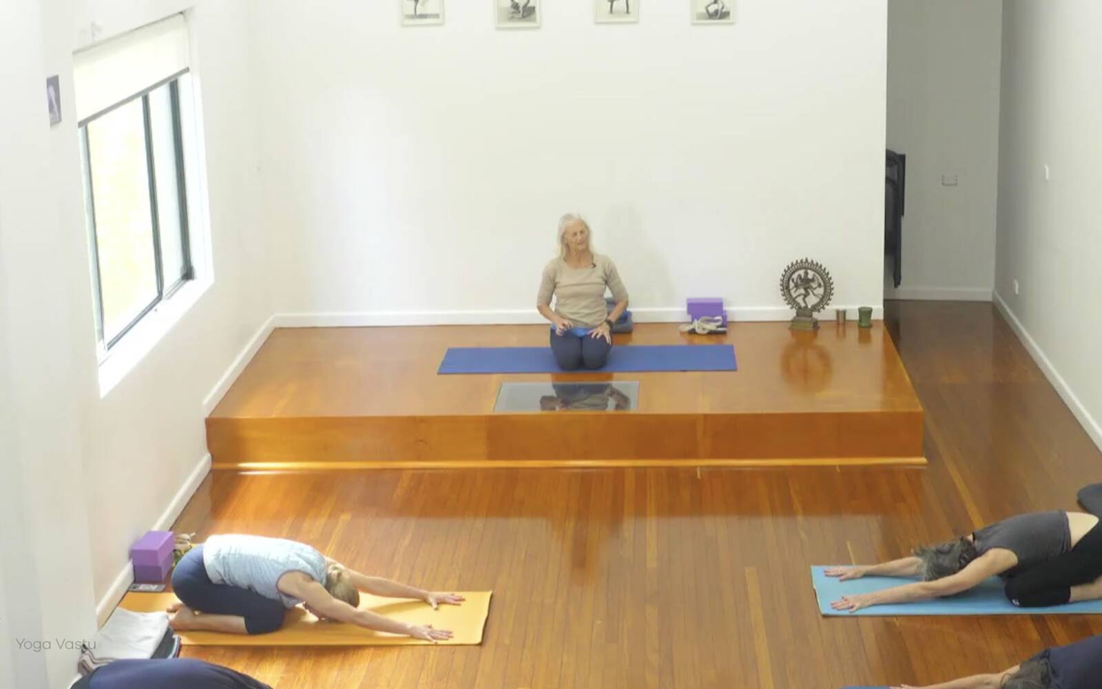 Online Iyengar yoga videos | Advanced Class 8: Shifting the Focus Inwards in Restorative Poses