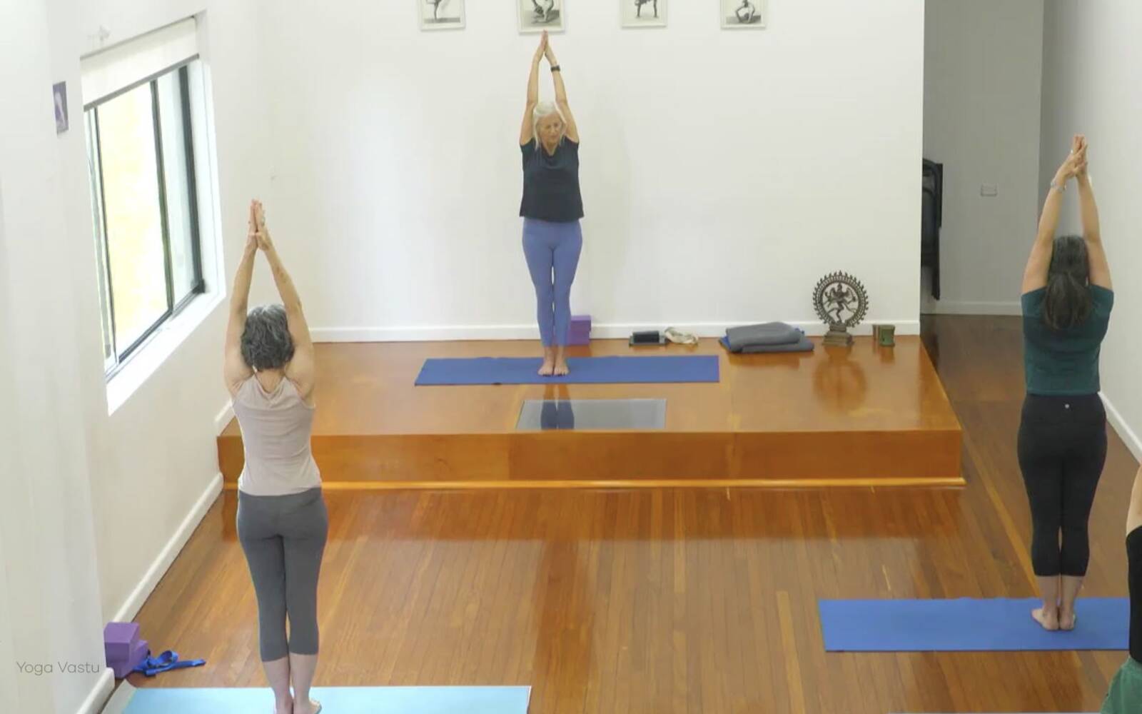 Online Iyengar yoga videos | Advanced Class 9: Engaging the Legs in Standing Poses