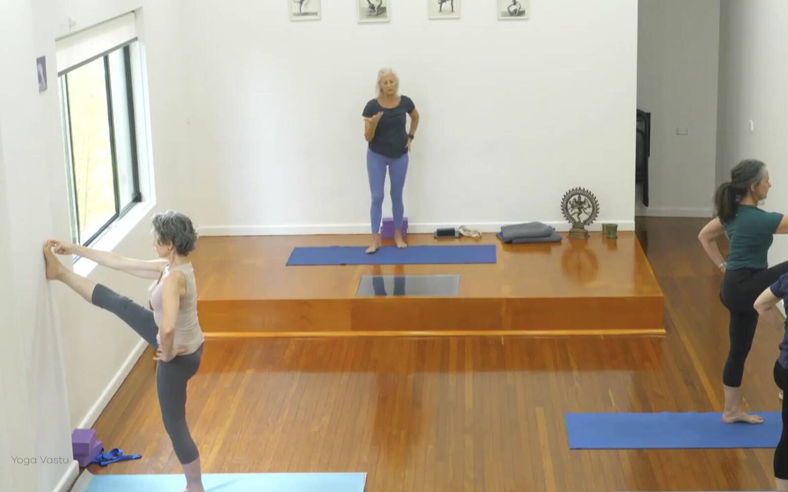 Online Iyengar yoga videos | Advanced Class 9: Engaging the Legs in Standing Poses