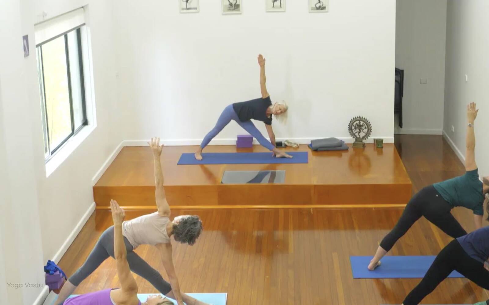 Online Iyengar yoga videos | Advanced Class 9: Engaging the Legs in Standing Poses