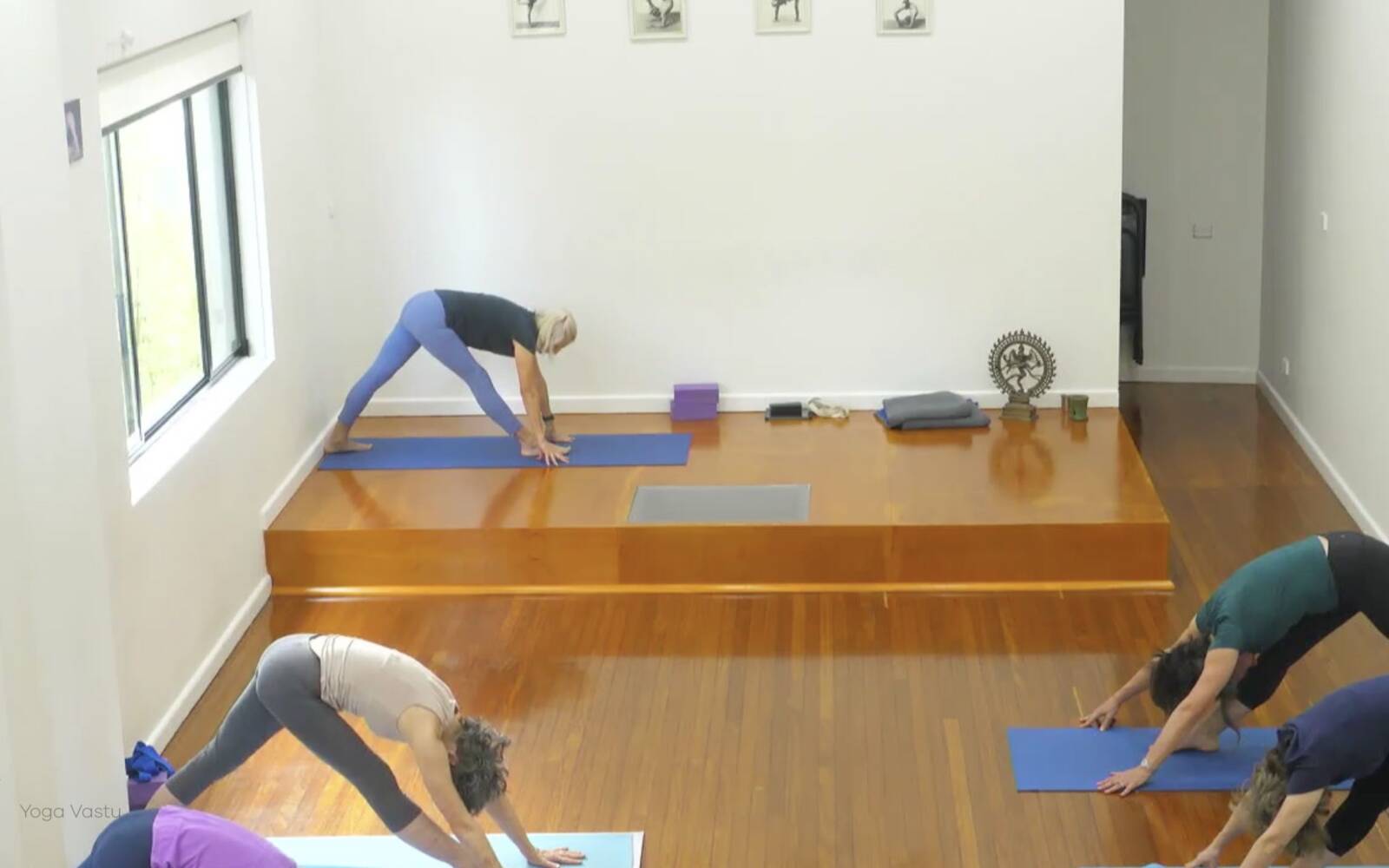 Online Iyengar yoga videos | Advanced Class 9: Engaging the Legs in Standing Poses