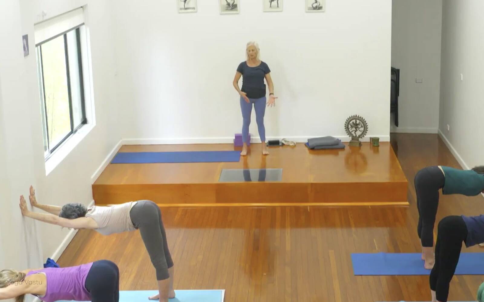 Online Iyengar yoga videos | Advanced Class 9: Engaging the Legs in Standing Poses