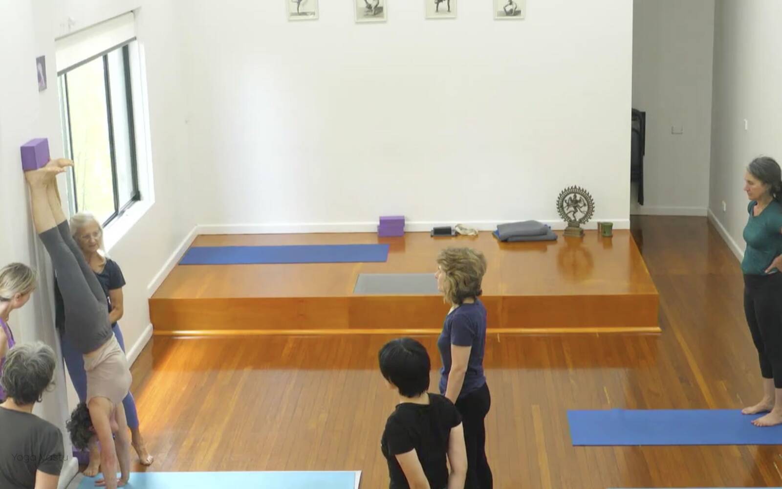 Online Iyengar yoga videos | Advanced Class 9: Engaging the Legs in Standing Poses