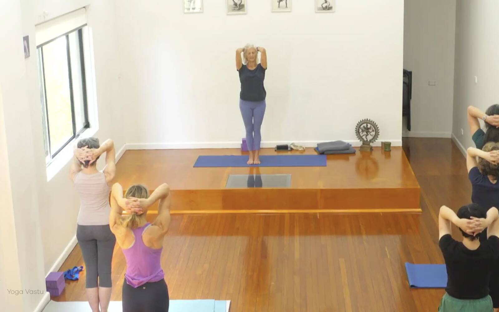 Online Iyengar yoga videos | Advanced Class 9: Engaging the Legs in Standing Poses