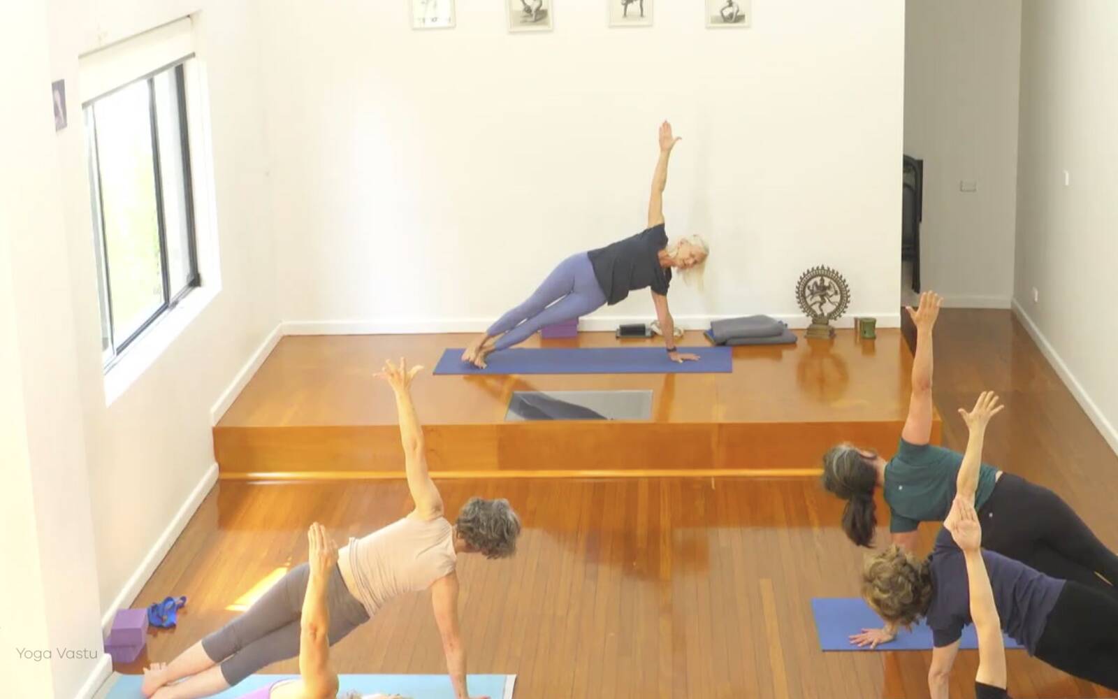Online Iyengar yoga videos | Advanced Class 9: Engaging the Legs in Standing Poses